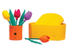 sensory silicone flowers for cognitive engagement and dementia therapy